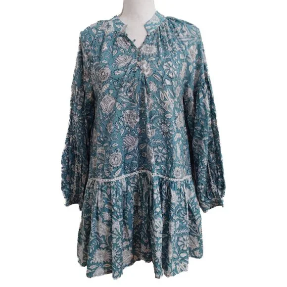 Marea by Liz Joy Elizabeth Dress In Mediterranean Blue - Picture 2 of 11